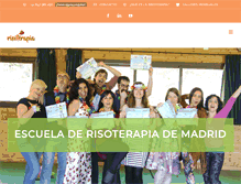 Tablet Screenshot of escuelarisoterapiamadrid.com